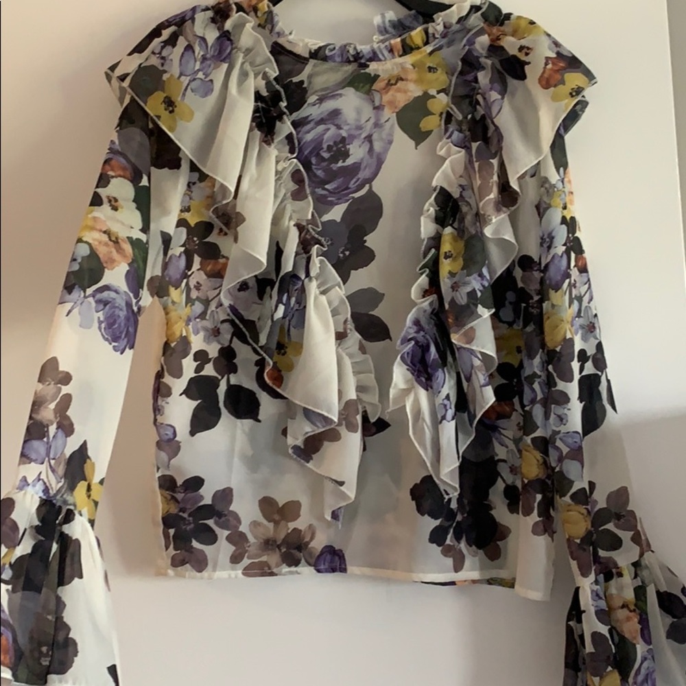 Floral Long Sleeve Blouse